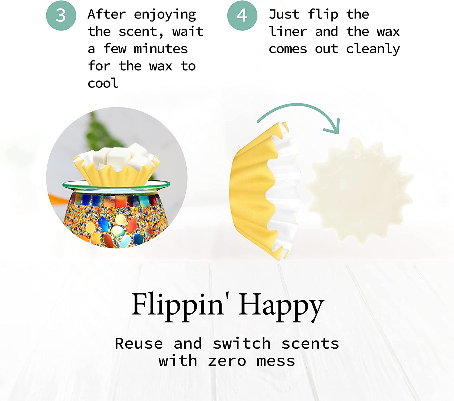 Flippin' Happy BUNDLE of Jelly Bean Wax Melter, Spa Day Wax Melts and