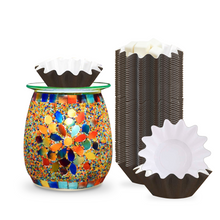 Load image into Gallery viewer, 50 Pack of Regular Brown Wax Warmer Liners 100% Reusable &amp; Leakproof
