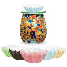 Load image into Gallery viewer, 25 Pack of Regular Multicolor Wax Warmer Liners 100% Reusable &amp; Leakproof
