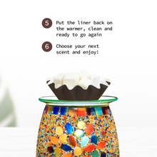 Load image into Gallery viewer, 50 Pack of Regular Brown Wax Warmer Liners 100% Reusable &amp; Leakproof
