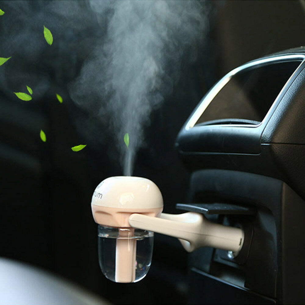 Mini 12V Car Aroma Diffuser Essential Oil Diffuser Car Humidifier
