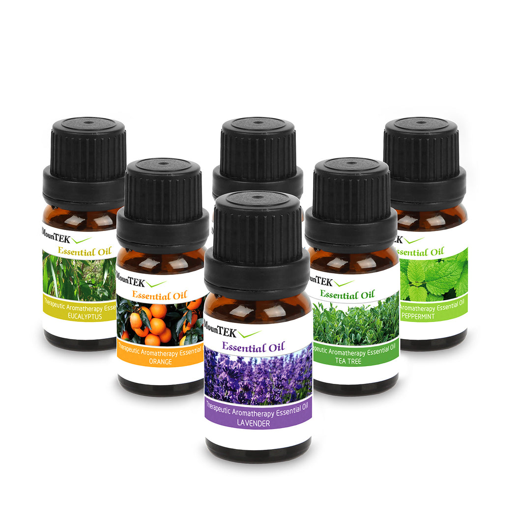 6-Bottle Therapeutic Aromatherapy Essential Oils